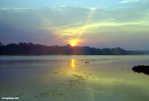 Coucher du soleil D'Amazon
